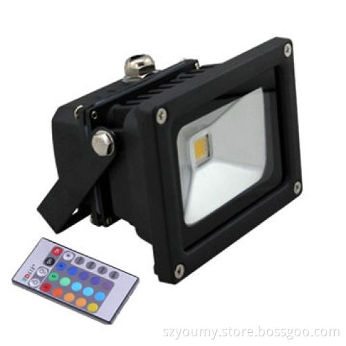 20W LED Garden Lamp, Black Shell, RGB Remote, 85 to 265V AC, 2-year Warranty
